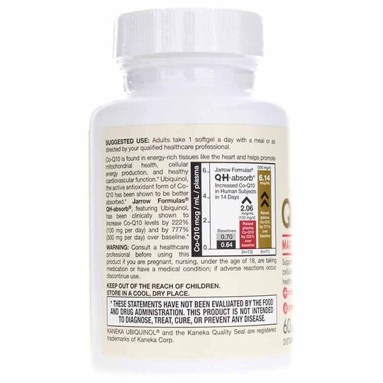 Ubiquinol QH Absorb 200 Mg, JRF